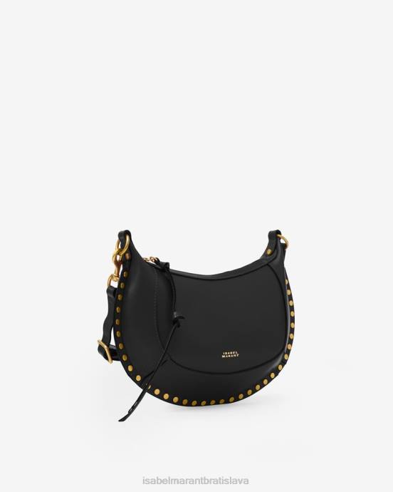 Isabel Marant unisex kožená taška cez rameno oskan moon V6XH917 príslušenstvo čierna