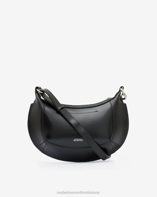 Isabel Marant unisex kožená taška cez rameno oskan moon V6XH922 príslušenstvo čierna