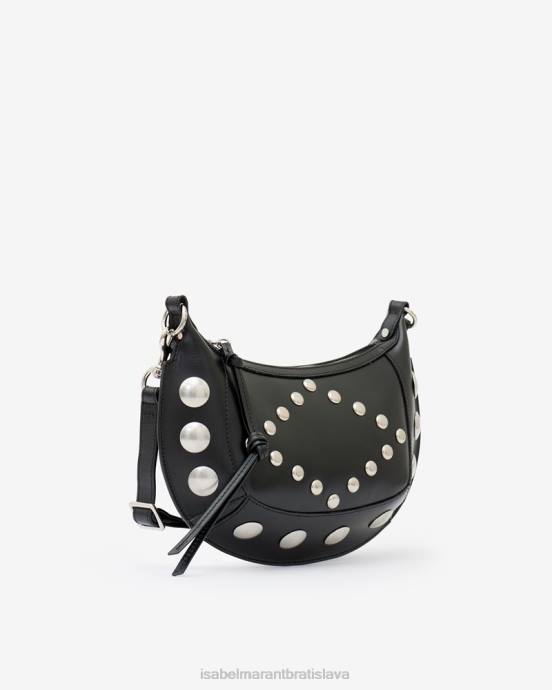Isabel Marant unisex kožená taška cez rameno oskan moon V6XH922 príslušenstvo čierna