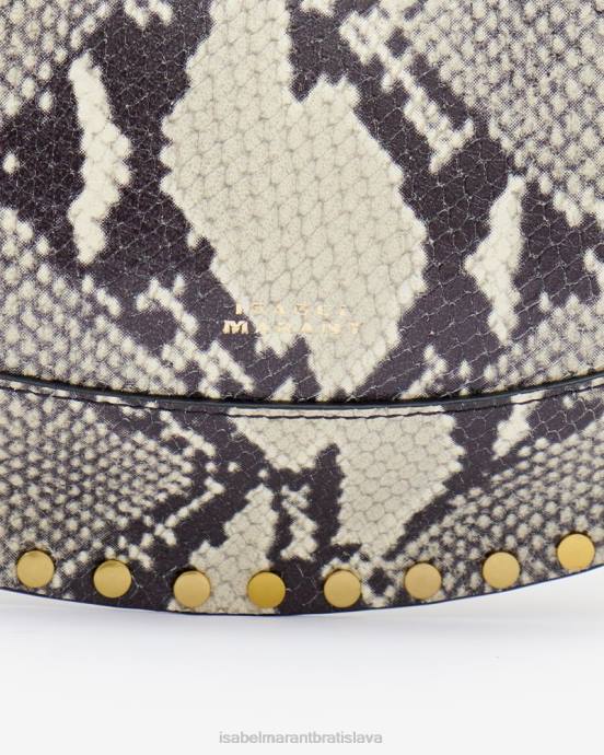 Isabel Marant unisex kožená taška cez rameno oskan moon V6XH924 príslušenstvo piesku