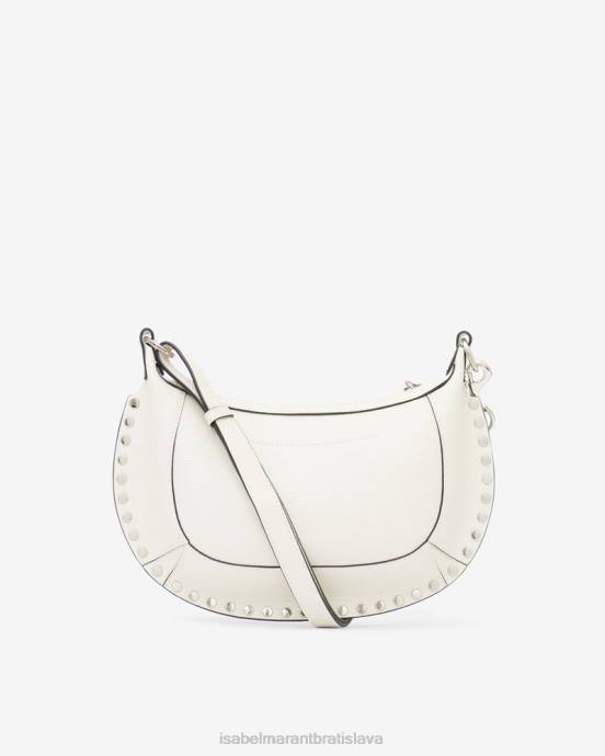 Isabel Marant unisex kožená taška cez rameno oskan moon V6XH930 príslušenstvo krieda