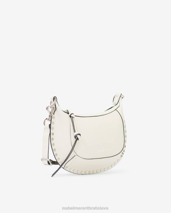 Isabel Marant unisex kožená taška cez rameno oskan moon V6XH930 príslušenstvo krieda