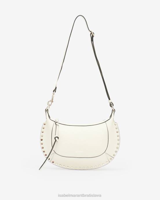 Isabel Marant unisex kožená taška cez rameno oskan moon V6XH930 príslušenstvo krieda