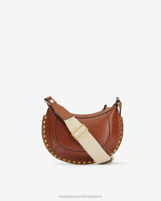 Isabel Marant unisex mini mesačná taška V6XH933 príslušenstvo koňak