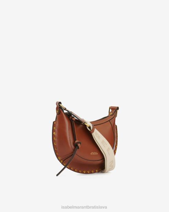 Isabel Marant unisex mini mesačná taška V6XH933 príslušenstvo koňak