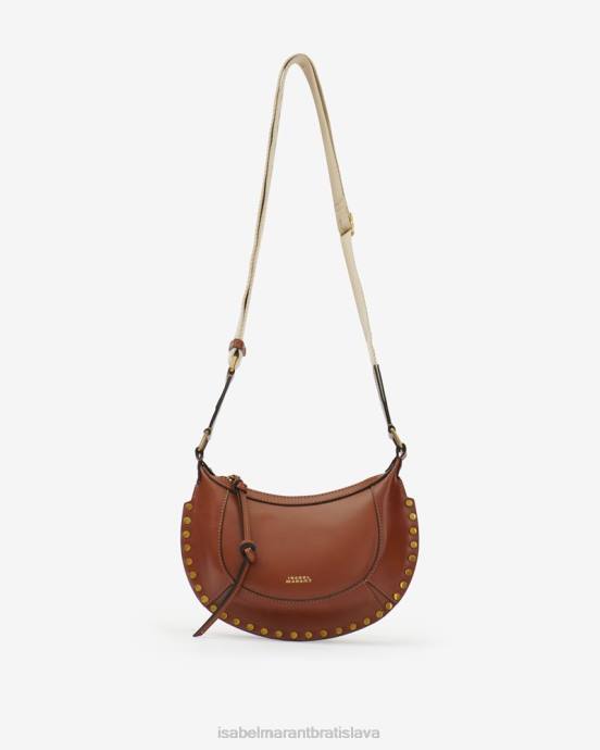 Isabel Marant unisex mini mesačná taška V6XH933 príslušenstvo koňak