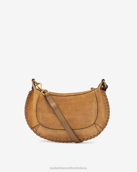 Isabel Marant unisex oskan moon mäkká semišová taška cez rameno V6XH939 príslušenstvo ťava