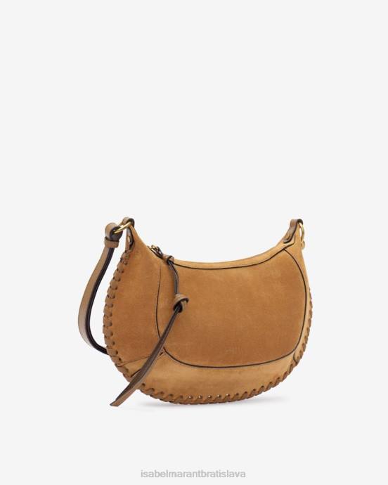 Isabel Marant unisex oskan moon mäkká semišová taška cez rameno V6XH939 príslušenstvo ťava