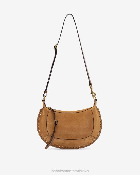 Isabel Marant unisex oskan moon mäkká semišová taška cez rameno V6XH939 príslušenstvo ťava
