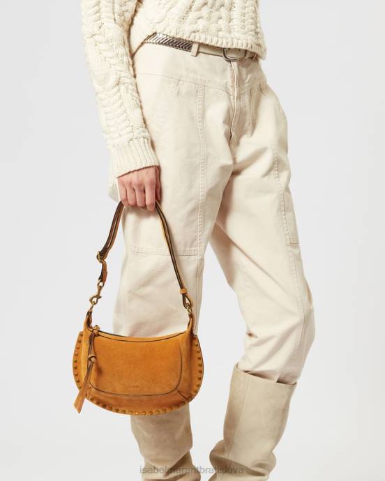 Isabel Marant unisex semišová taška cez rameno oskan moon V6XH915 príslušenstvo siena