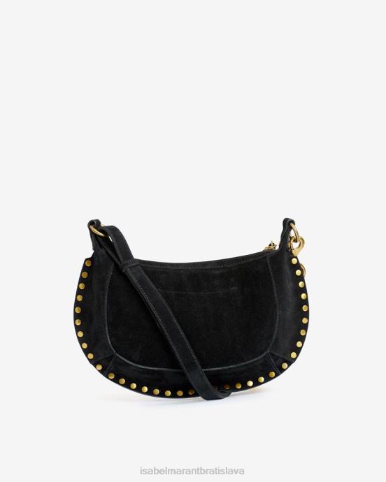 Isabel Marant unisex semišová taška cez rameno oskan moon V6XH918 príslušenstvo čierna