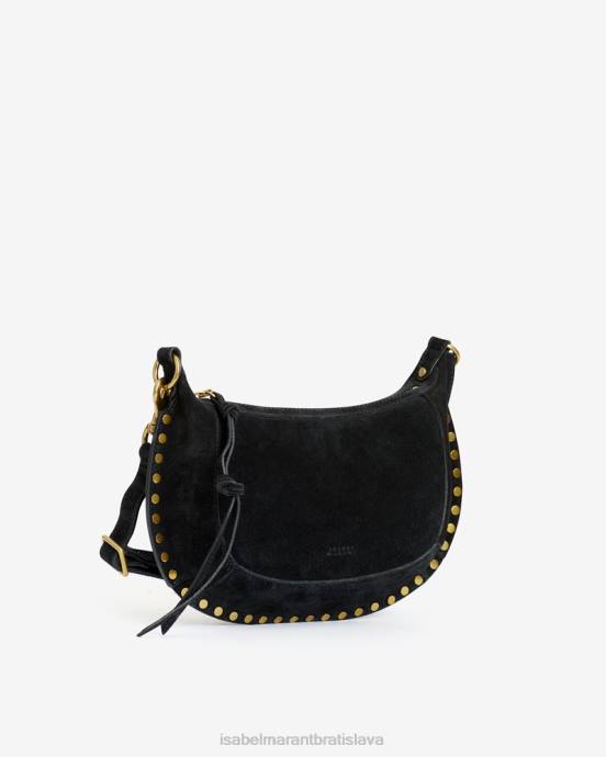 Isabel Marant unisex semišová taška cez rameno oskan moon V6XH918 príslušenstvo čierna