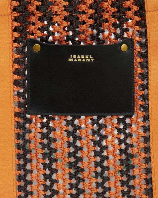 Isabel Marant unisex aruba malá bavlnená taška do ruky V6XH988 príslušenstvo papája