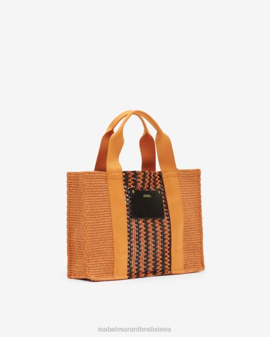 Isabel Marant unisex aruba malá bavlnená taška do ruky V6XH988 príslušenstvo papája