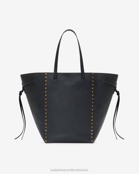 Isabel Marant unisex kožená taška oskan V6XH976 príslušenstvo čierna