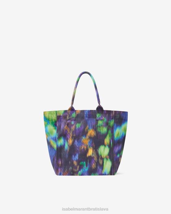 Isabel Marant unisex malá kabelka s logom yenky V6XH964 príslušenstvo modro zelená