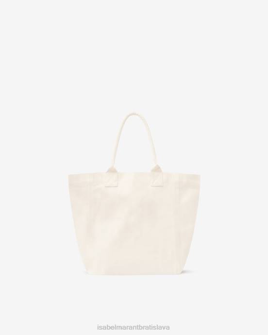 Isabel Marant unisex malá kabelka s logom yenky V6XH966 príslušenstvo ecru