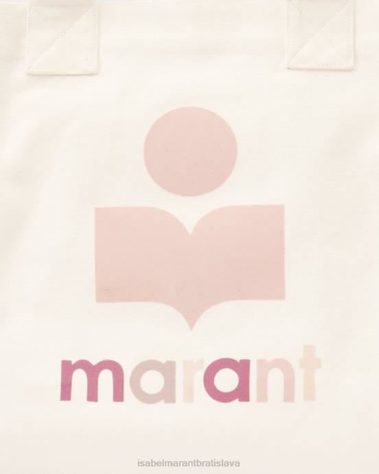 Isabel Marant unisex malá kabelka s logom yenky V6XH966 príslušenstvo ecru