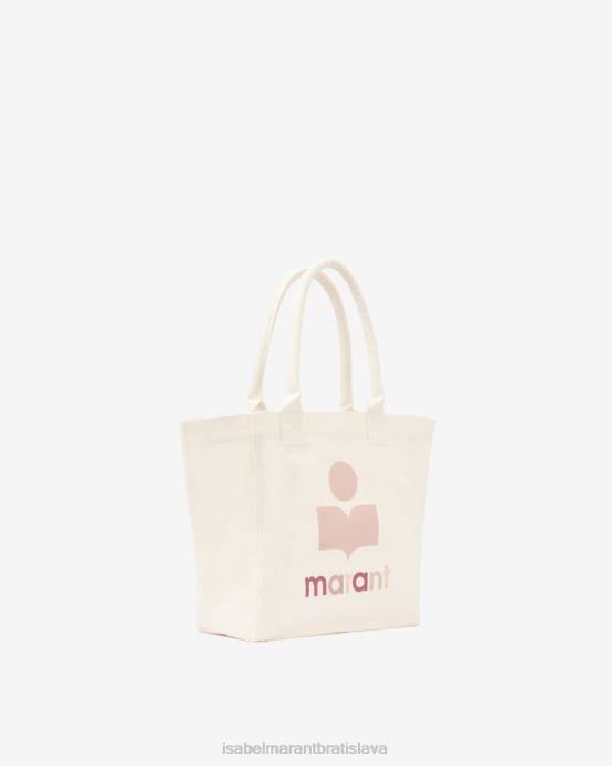 Isabel Marant unisex malá kabelka s logom yenky V6XH966 príslušenstvo ecru