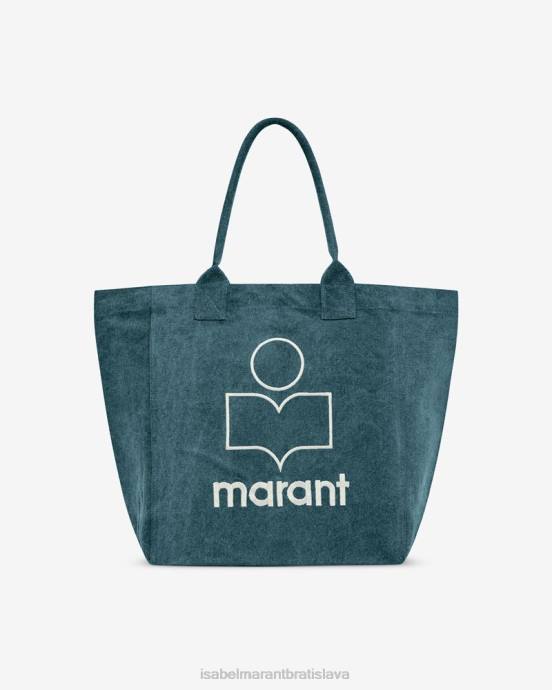 Isabel Marant unisex taška s logom yenky V6XH961 príslušenstvo tmavozelený