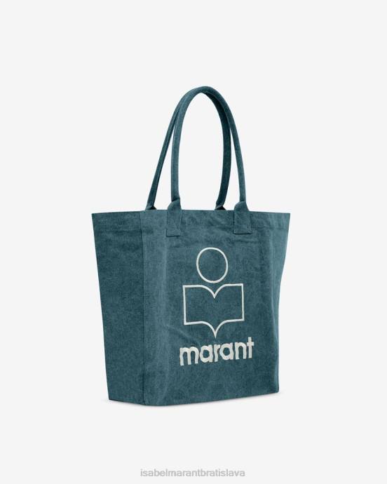 Isabel Marant unisex taška s logom yenky V6XH961 príslušenstvo tmavozelený