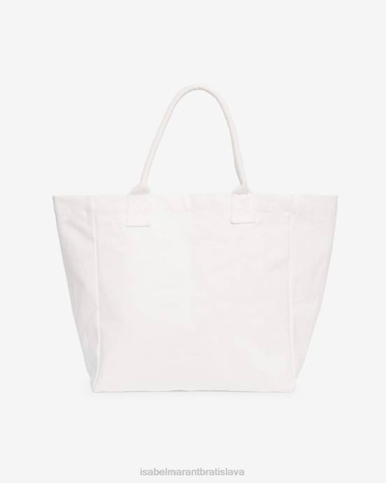 Isabel Marant unisex taška s logom yenky V6XH962 príslušenstvo ecru