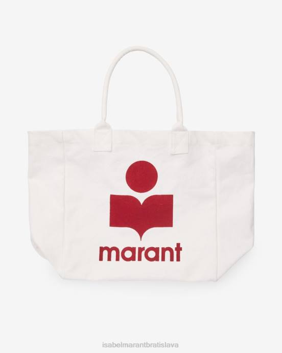 Isabel Marant unisex taška s logom yenky V6XH962 príslušenstvo ecru