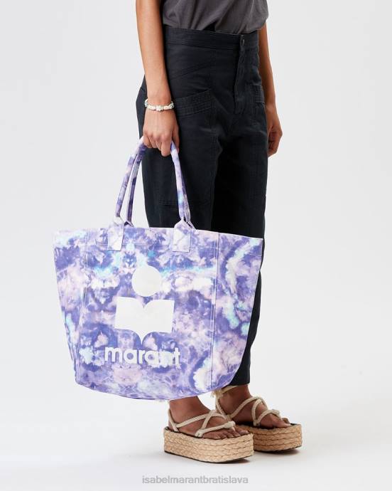 Isabel Marant unisex taška s logom yenky V6XH963 príslušenstvo Modrá