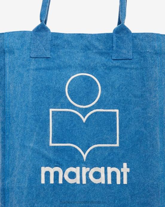 Isabel Marant unisex taška s logom yenky V6XH968 príslušenstvo Modrá