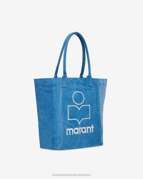 Isabel Marant unisex taška s logom yenky V6XH968 príslušenstvo Modrá