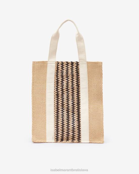 Isabel Marant unisex taška z arubskej bavlny V6XH979 príslušenstvo prirodzené