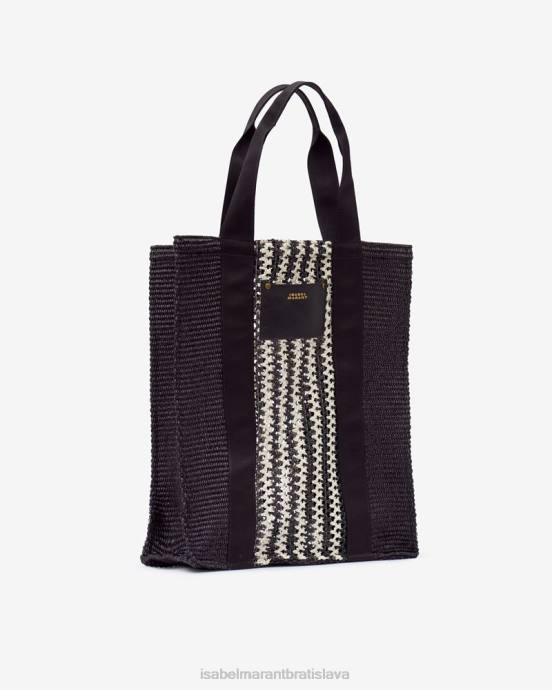 Isabel Marant unisex taška z arubskej bavlny V6XH981 príslušenstvo čierna