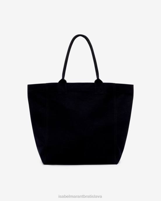 Isabel Marant unisex yenky kabelka s trblietavým logom V6XH958 príslušenstvo čierna