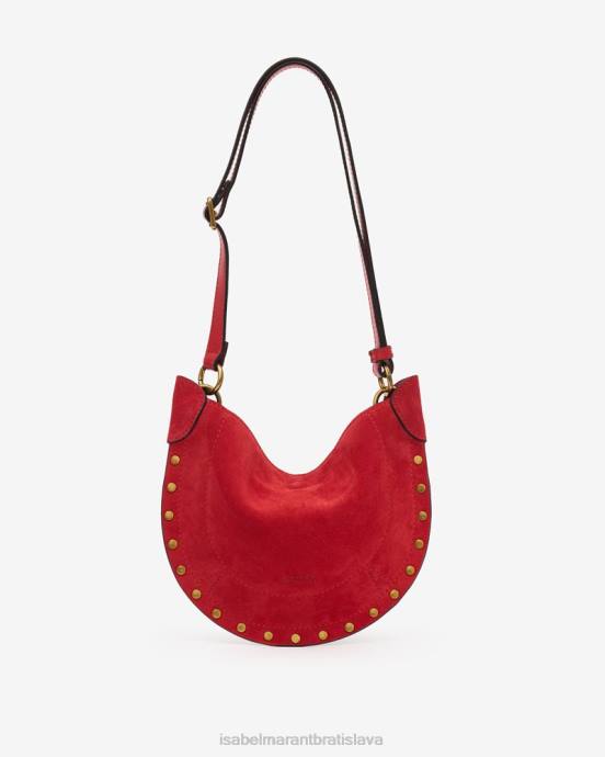 Isabel Marant unisex mini mesačná mäkká taška cez rameno V6XH8 príslušenstvo červená