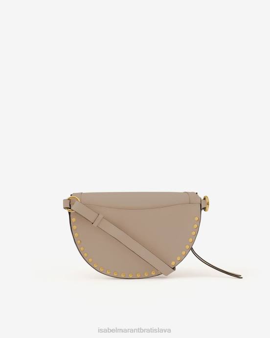 Isabel Marant unisex kožená taška na opasok skano V6XH946 príslušenstvo taupe