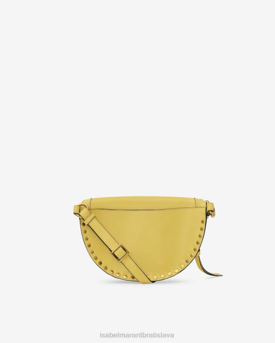 Isabel Marant unisex kožená taška na opasok skano V6XH950 príslušenstvo žltá