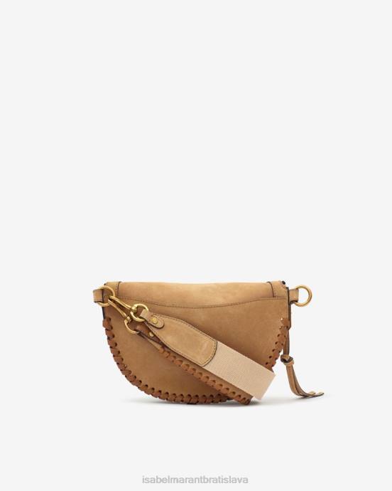 Isabel Marant unisex skano semišová taška na opasok V6XH949 príslušenstvo ťava