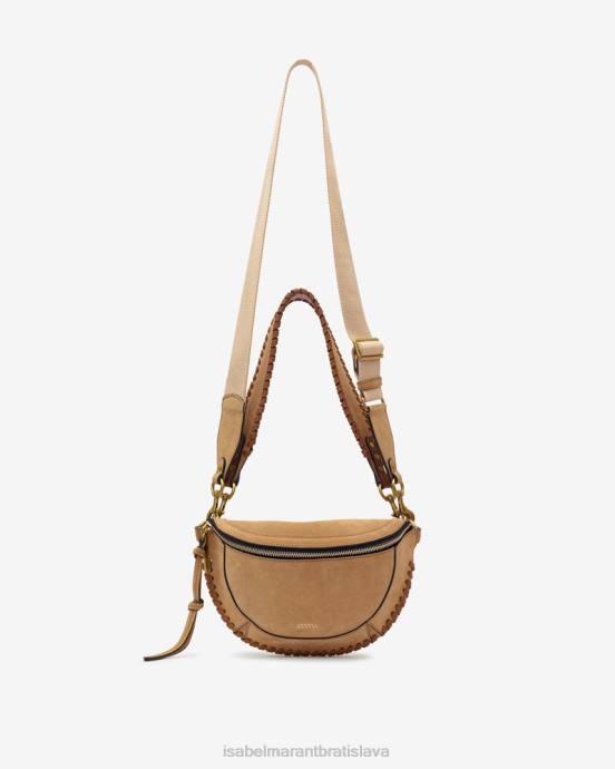 Isabel Marant unisex skano semišová taška na opasok V6XH949 príslušenstvo ťava