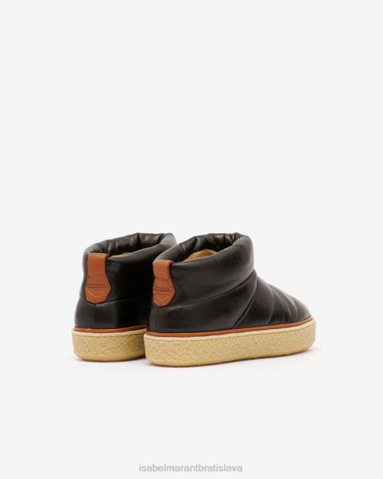 Isabel Marant unisex Snehule eskee z jahňacej kože V6XH722 obuv čierna