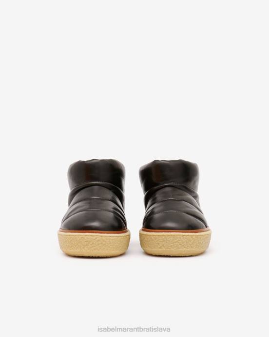 Isabel Marant unisex Snehule eskee z jahňacej kože V6XH722 obuv čierna