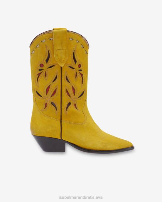 Isabel Marant unisex duerto semišové kovbojské čižmy V6XH737 obuv slniečko