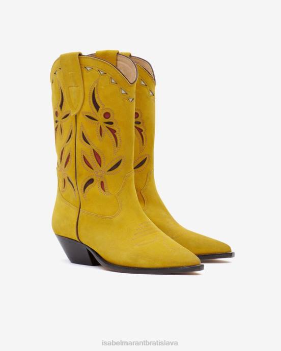 Isabel Marant unisex duerto semišové kovbojské čižmy V6XH737 obuv slniečko