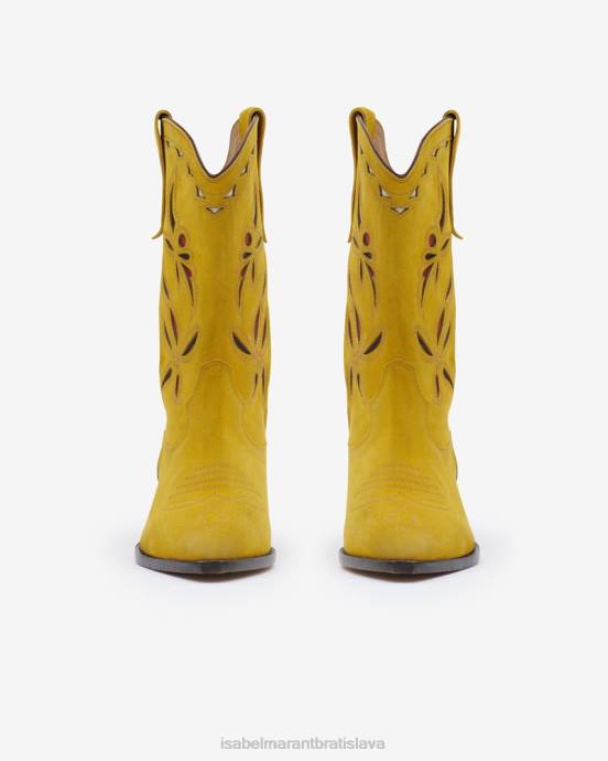 Isabel Marant unisex duerto semišové kovbojské čižmy V6XH737 obuv slniečko