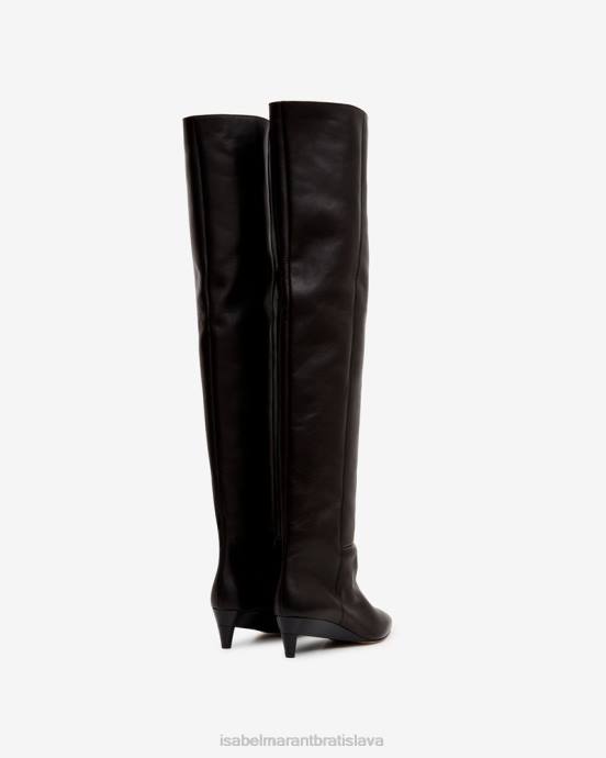 Isabel Marant unisex lisali čižmy po stehna V6XH775 obuv čierna