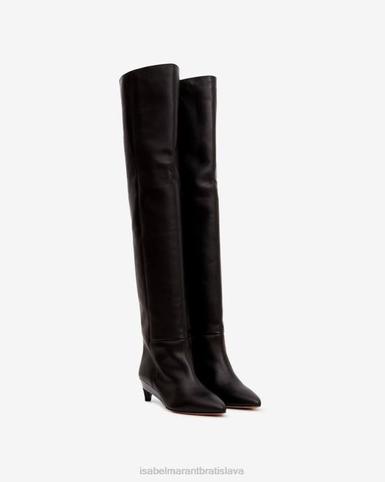 Isabel Marant unisex lisali čižmy po stehna V6XH775 obuv čierna