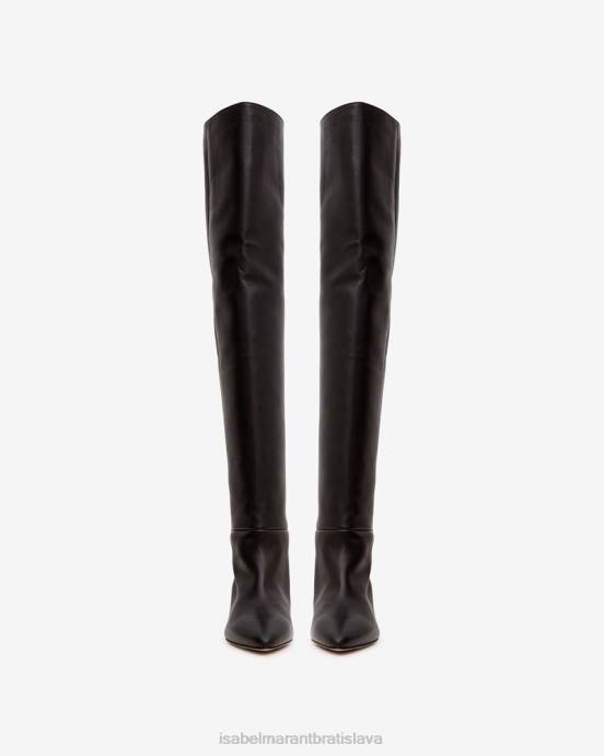 Isabel Marant unisex lisali čižmy po stehna V6XH775 obuv čierna
