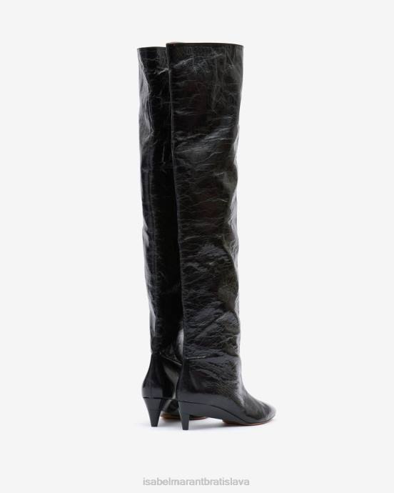Isabel Marant unisex lisali čižmy po stehna V6XH776 obuv čierna