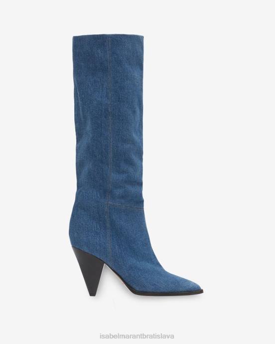 Isabel Marant unisex ririo džínsové čižmy V6XH757 obuv svetlo modrá