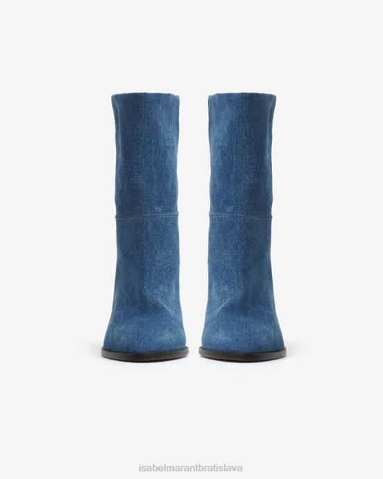 Isabel Marant unisex rouxa džínsové čižmy V6XH753 obuv svetlo modrá