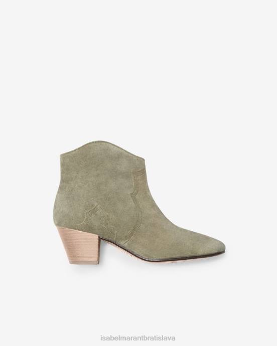 Isabel Marant unisex semišové čižmy dicker V6XH790 obuv taupe